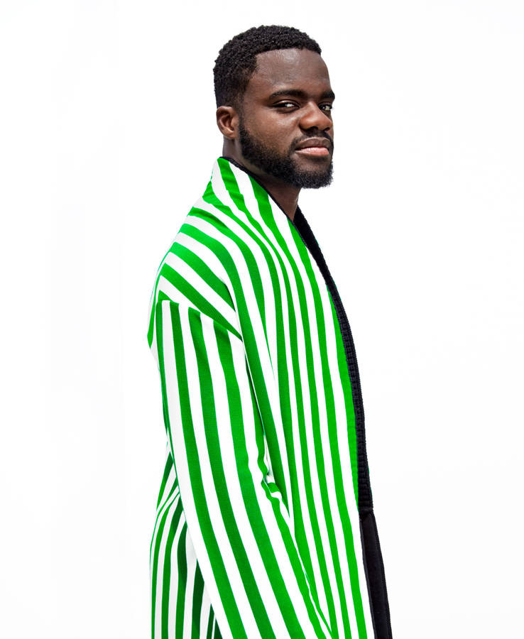 Striped Suit Frances Tiafoe Wallpaper