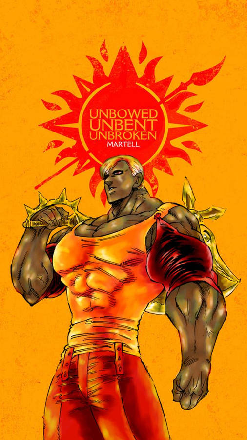 Strong Escanor Carrying Rhitta Wallpaper