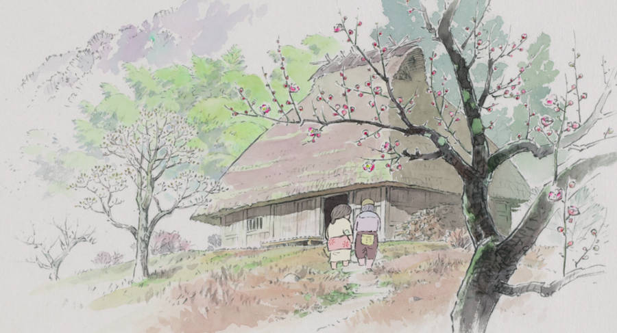 Studio Ghibli Desktop Hut House Wallpaper