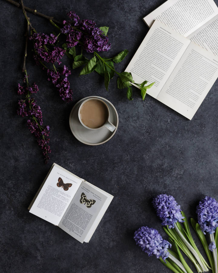 Study With Coffee Wallpaper