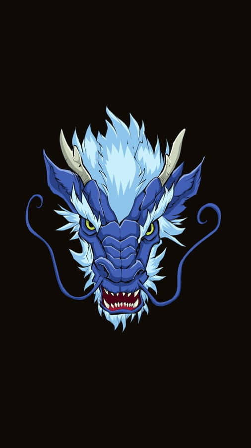Stunning And Majestic Blue Dragon Wallpaper