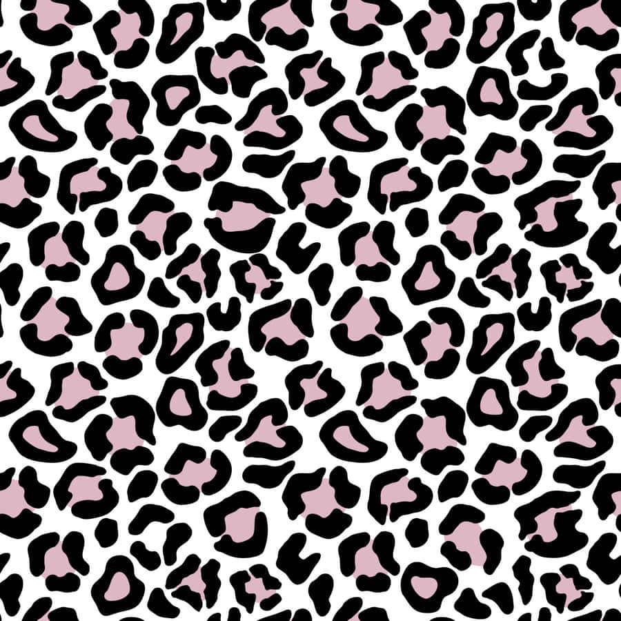 Stunning Black And White Animal Print Pattern Wallpaper