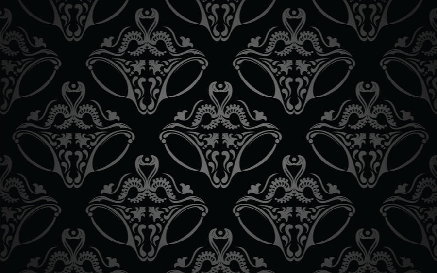 Stylish Black Seamless Pattern Wallpaper