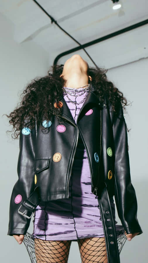 Stylish Cute Emo Girl Wallpaper