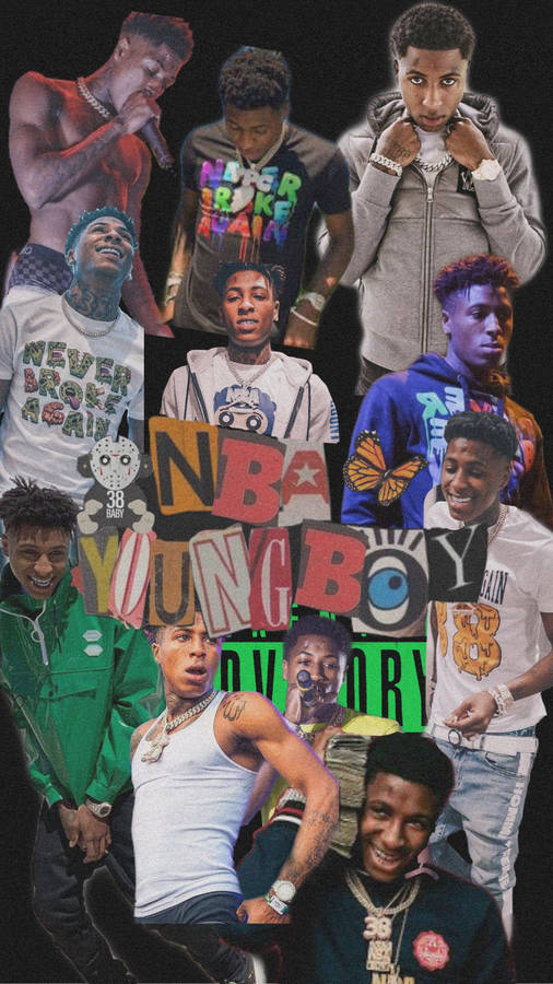 Stylish Nba Youngboy Logo Design Wallpaper