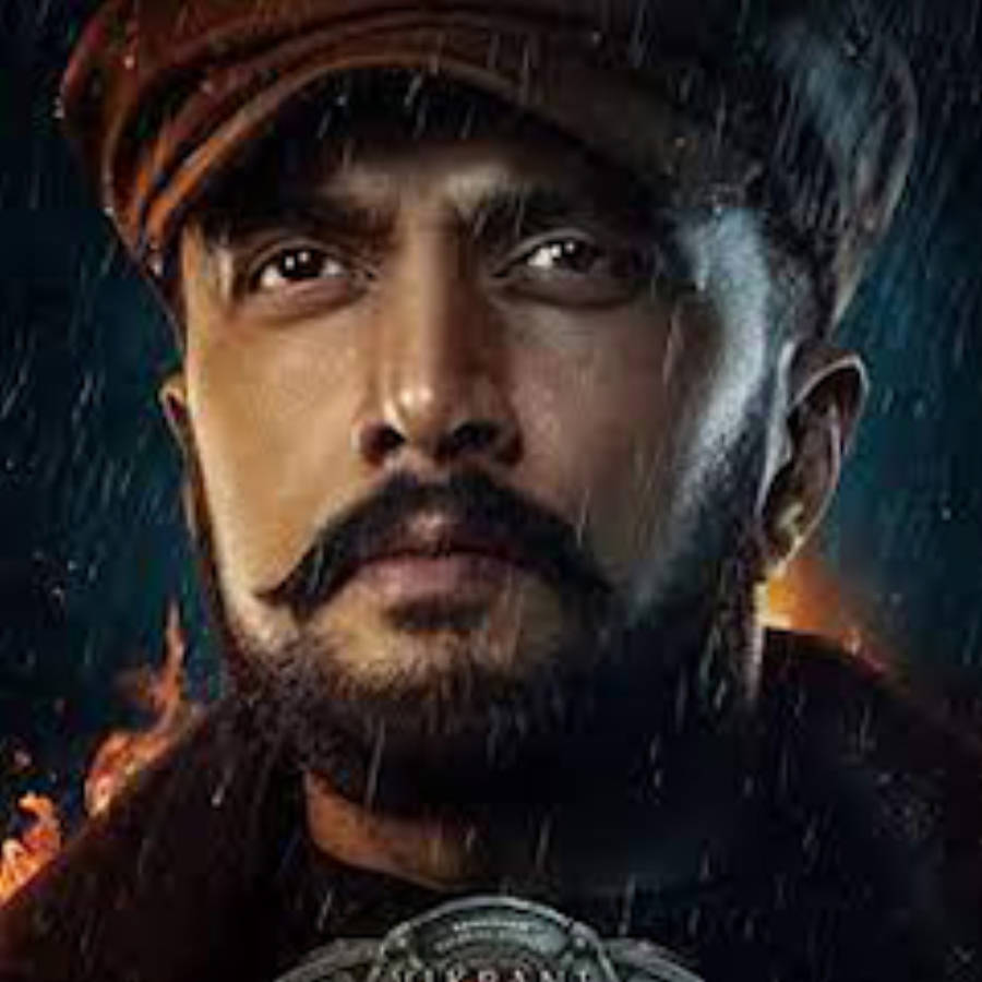 Sudeep With Hook Mustache Wallpaper