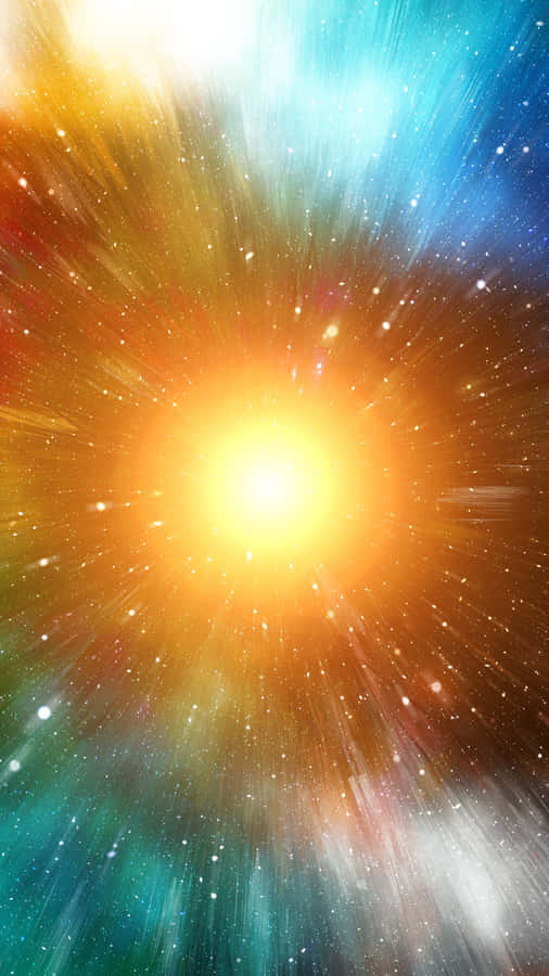 Sun Rays And Stars Wallpaper