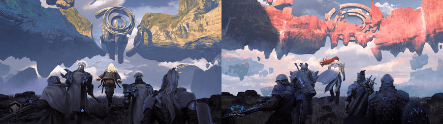 Sunrise Beyond The Gate Wallpaper