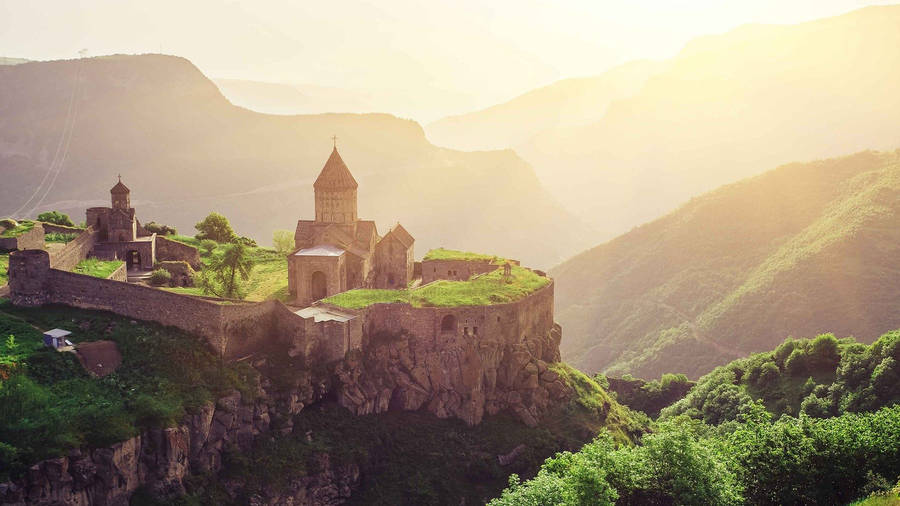 Sunrise In Tatev Armenia Wallpaper