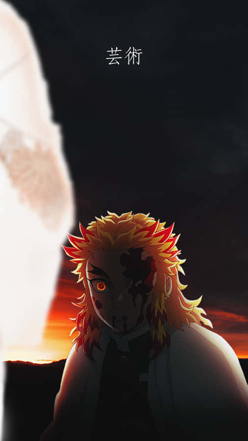 Sunset_ Demon_ Aesthetic_ Anime_ Character Wallpaper