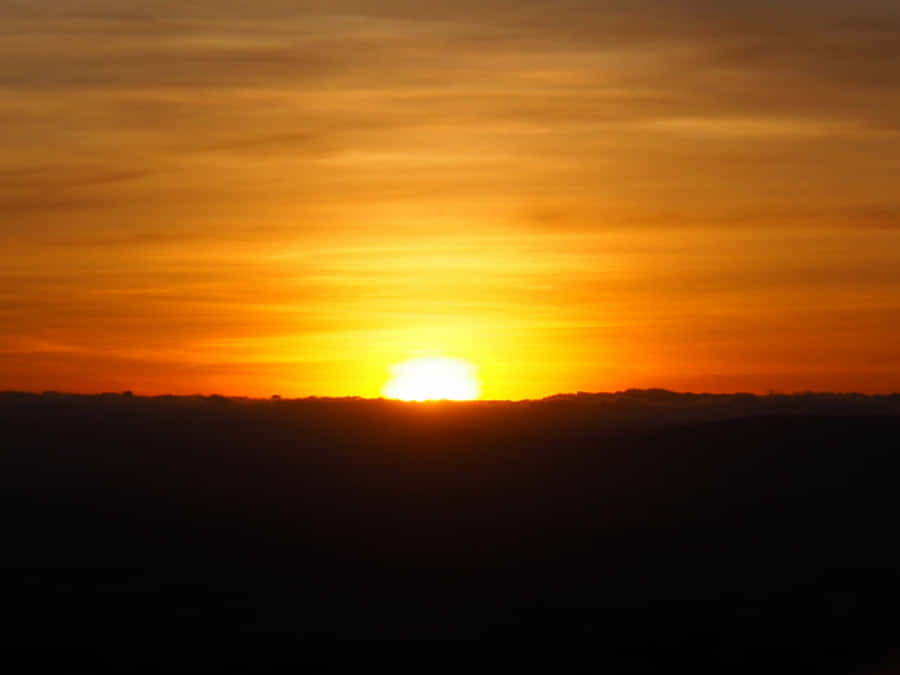 Sunset In Masai Mara National Reserve Wallpaper