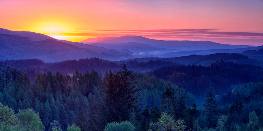 Sunset Scotland Wallpaper