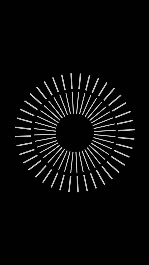 Super Amoled Radial Lines Wallpaper