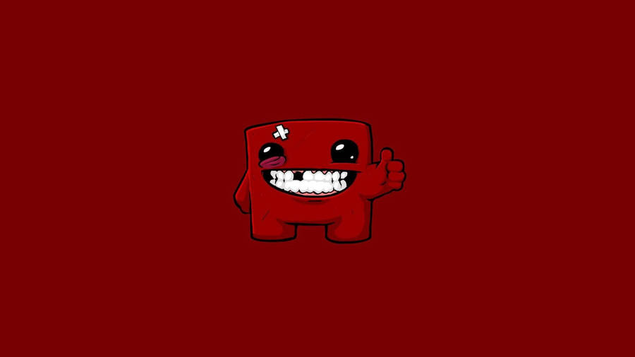 Super Meat Boy Thumbs Up Wallpaper