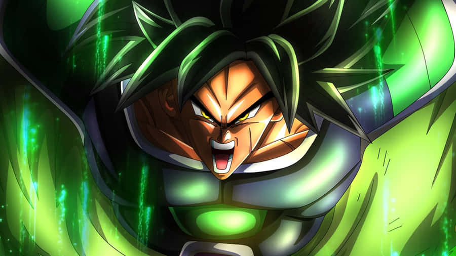 Super Saiyan Broly Going All Out Wallpaper