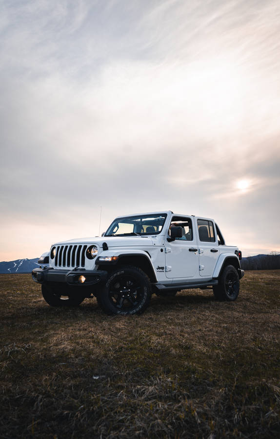 Super White Wrangler Jeep Wallpaper