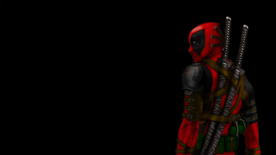 Superhero, Black Deadpool Wallpaper