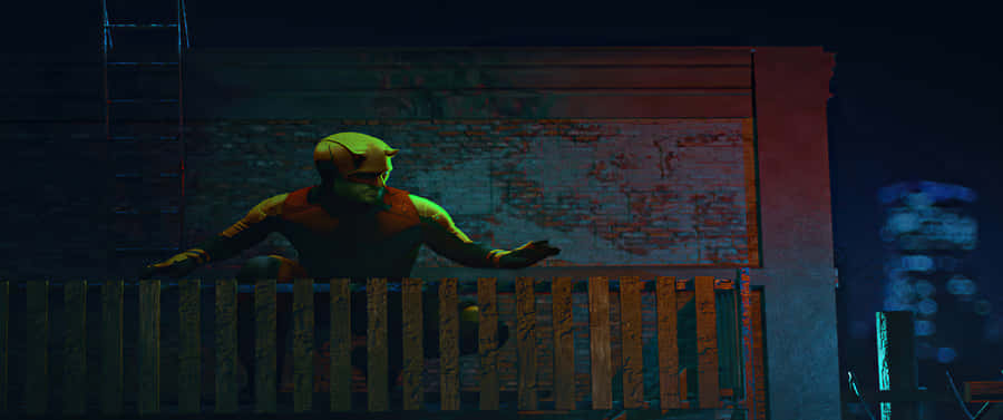 Superheroes Take Over The Streets Wallpaper