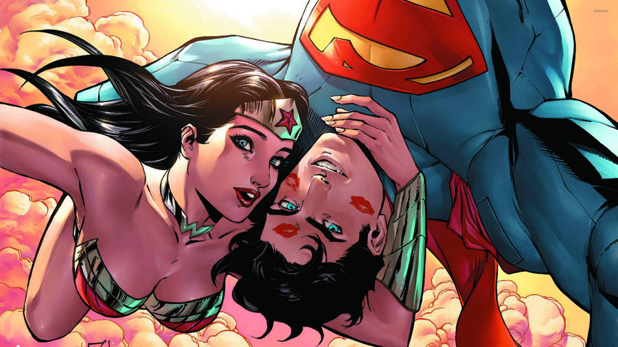 Superman And Wonder Woman Dc Comics Wallpaper
