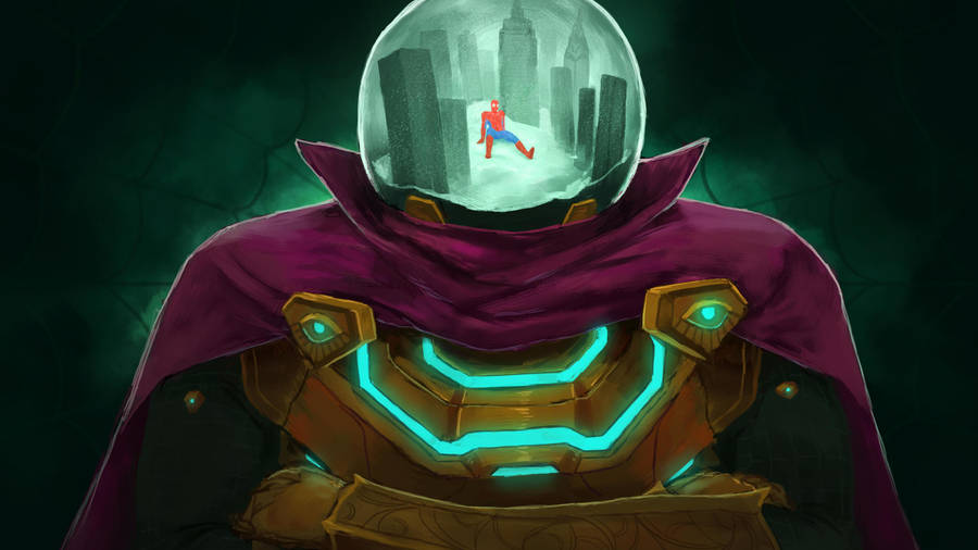 Supervillain Mysterio Artwork Wallpaper