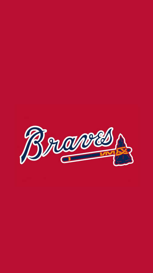 Support Your Team With An Official Atlanta Braves Iphone Wallpaper Wallpaper