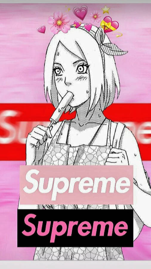 Supreme Aesthetic Anime Wallpaper