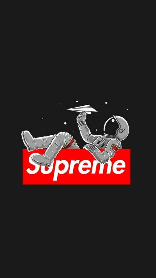 Supreme Aesthetic Paper Plane Wallpaper