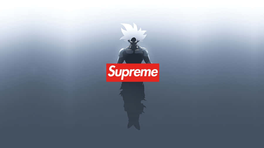 Supreme Drip Son Goku Graphic Art Wallpaper