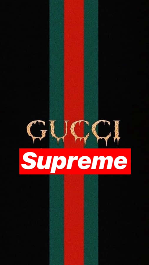 Supreme Gucci- True Luxury For All Wallpaper