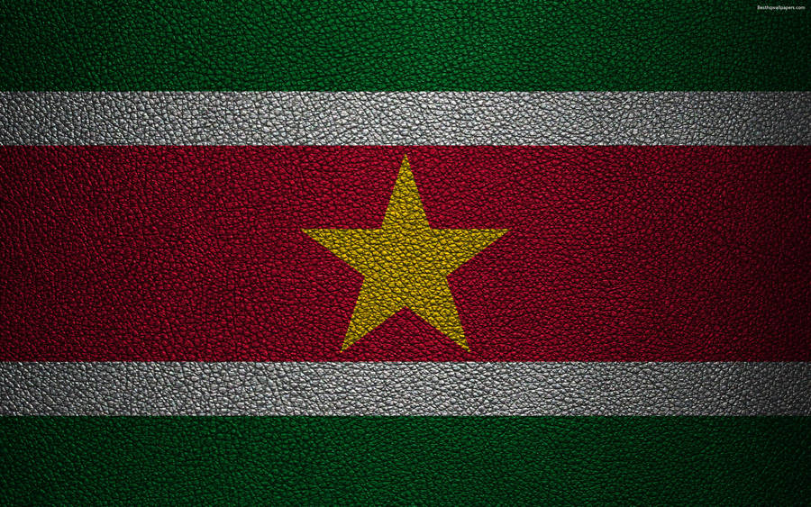 Suriname Official Flag Wallpaper