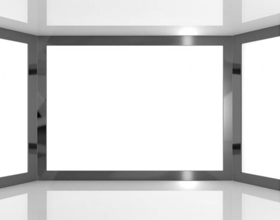 Surreal Light Rays In A Mystical Forest Wallpaper