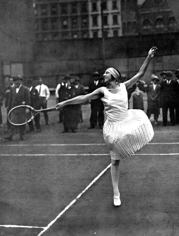 Suzanne Lenglen Gold Medalist Wallpaper