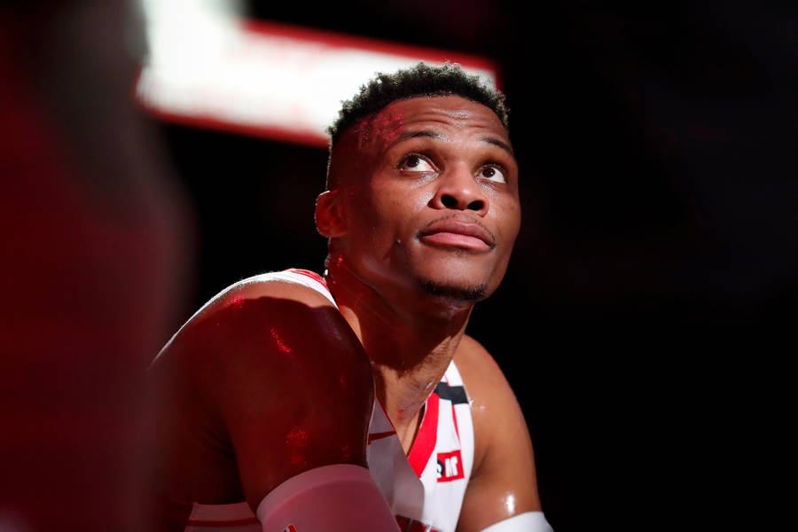 Sweaty Russell Westbrook Wallpaper