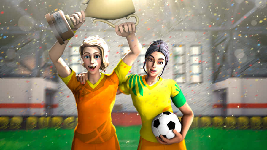 Sweaty Soccer Skin Trophy Wallpaper