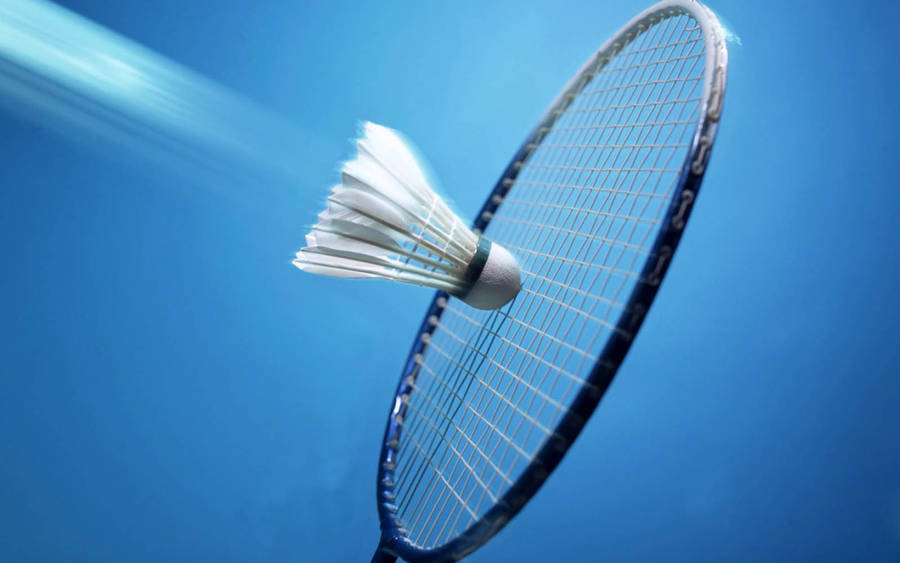 Swift Motion - A Badminton Shuttlecock In Action Wallpaper