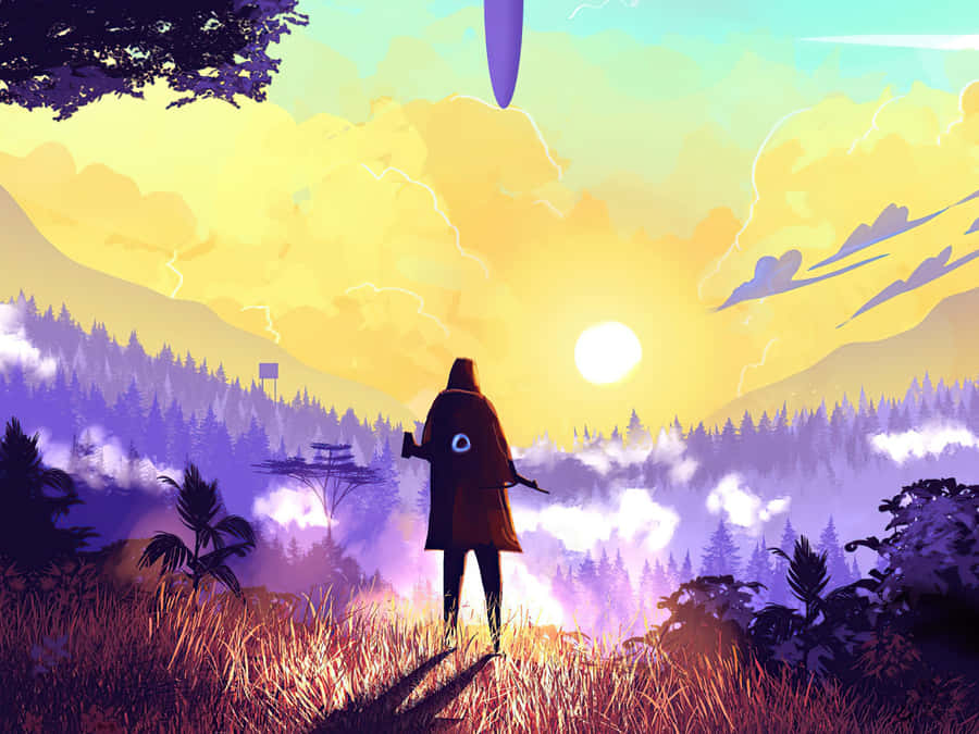 Take A Journey Through The Hidden Leaf Village Wallpaper