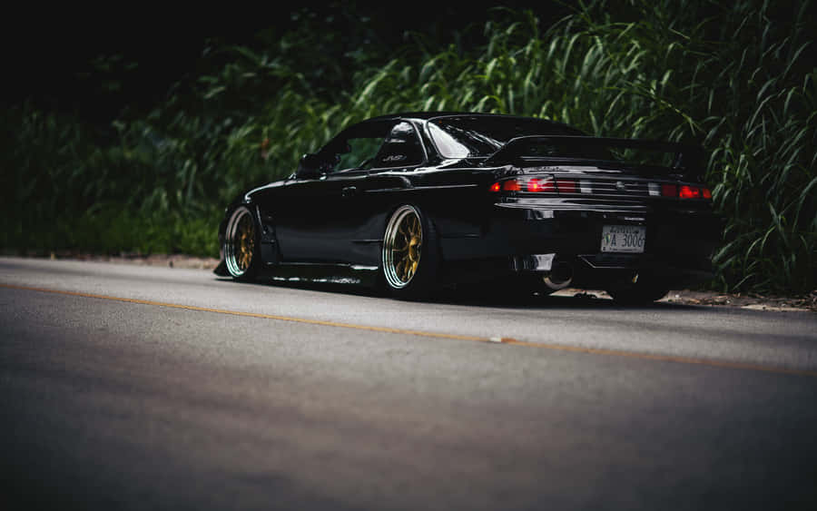 Take A Joyride In The Iconic Nissan 180sx Wallpaper