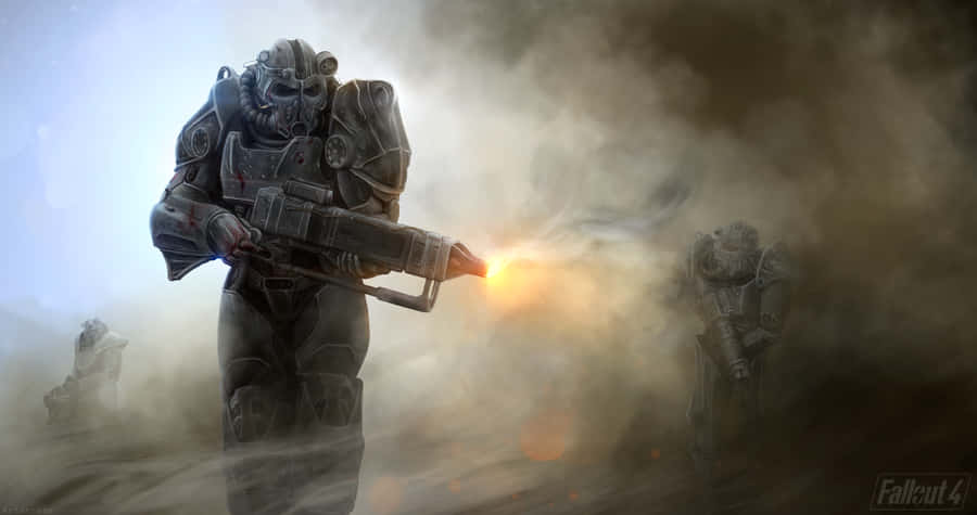 Take A Step Into A Farther Future With The Deep Exploration Computer Of Fallout 4 Wallpaper