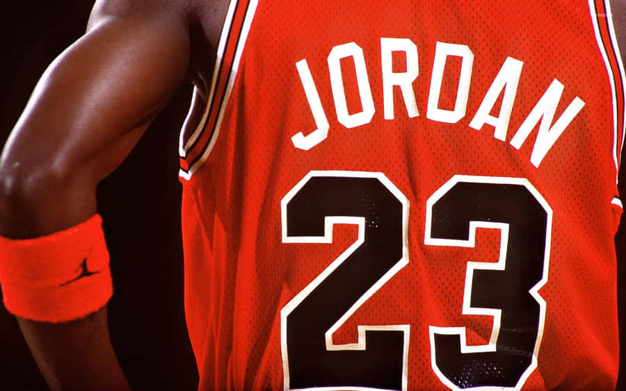 Take Flight With The Red Jordan Wallpaper