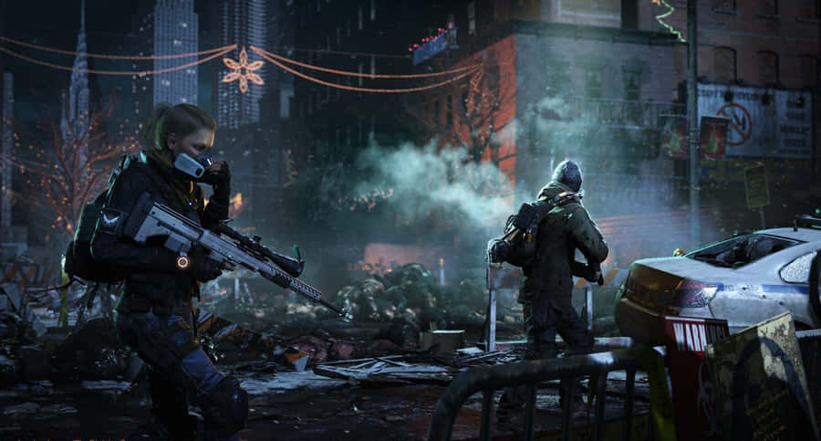 Take The Fight To The Streets In The Division Desktop Wallpaper