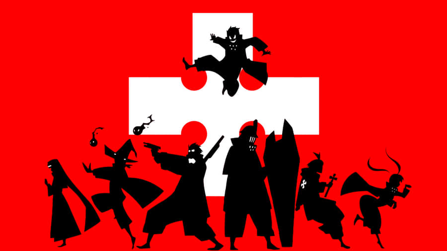 Tamaki And Cast Fire Force Wallpaper