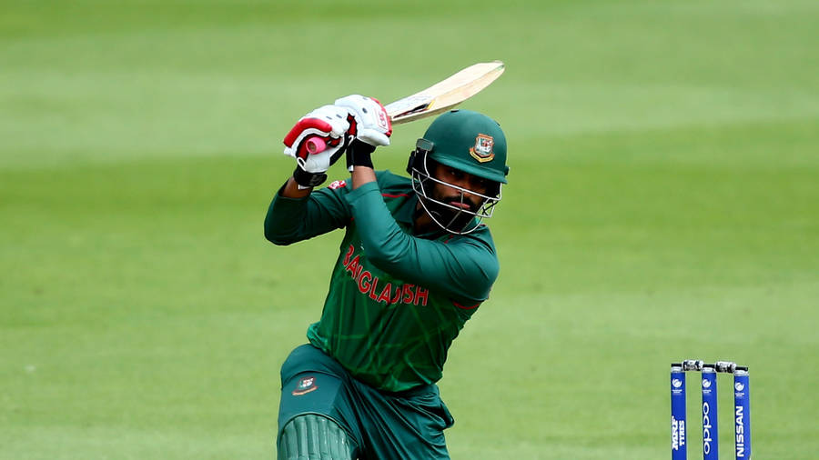 Tamim Iqbal Playing Cricket Wallpaper