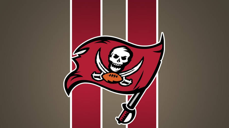 Tampa Bay Buccaneers Striped Art Wallpaper