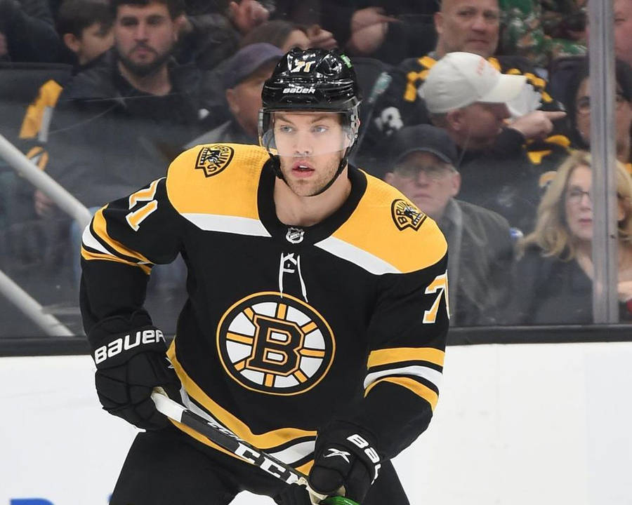 Taylor Hall Ice Hockey Game Wallpaper