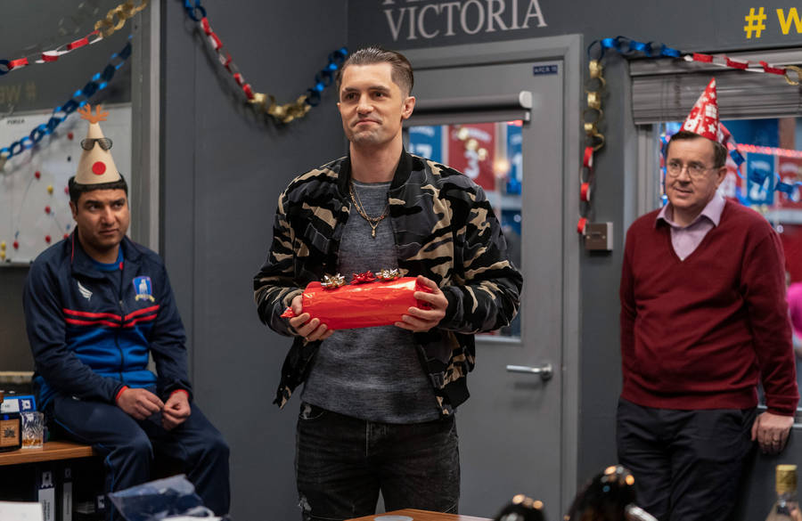 Ted Lasso Christmas Party Wallpaper