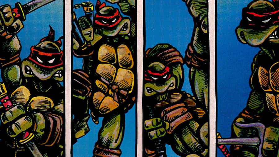 Teenage Mutant Ninja Turtles - The Heroes In A Half Shell Wallpaper