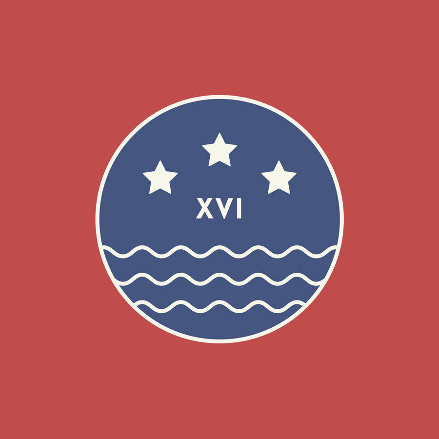 Tennessee Inspired Flag Logo Wallpaper