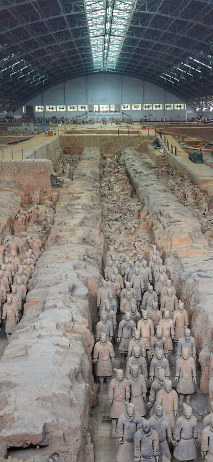 Terracotta Warriors Funeral Art China Wallpaper