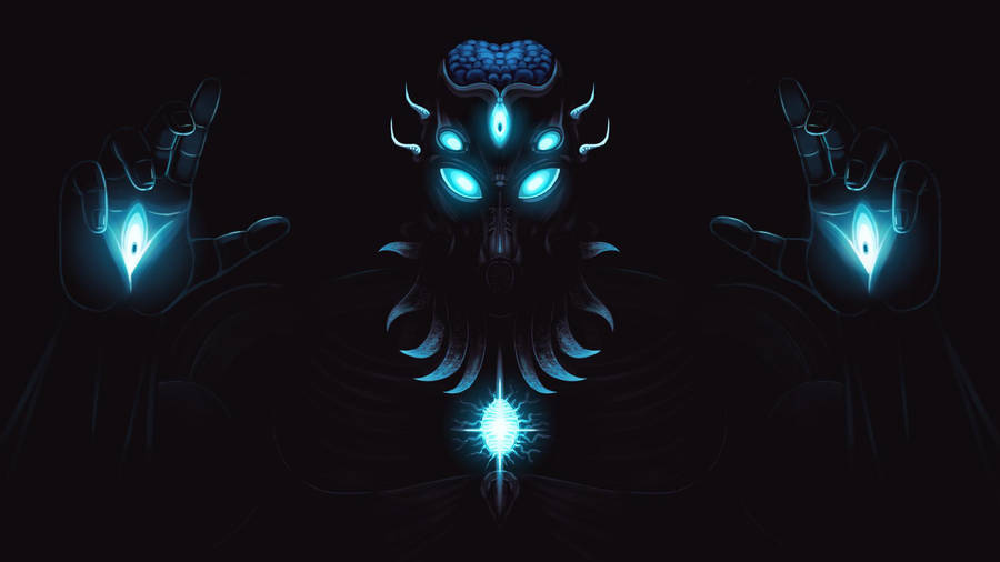 Terraria Moon Lord Glow Wallpaper