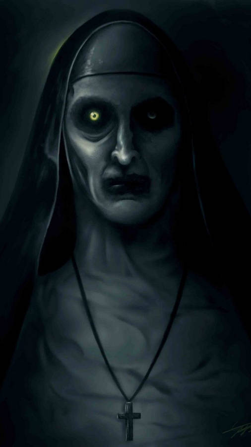 Terrifying Face Of The Demon From Insidious Film Wallpaper